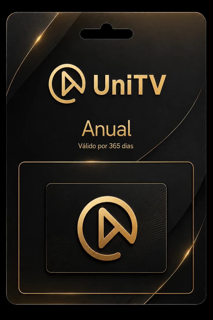 Cartão da Recarga UniTV Anual — válido por 365 dias
